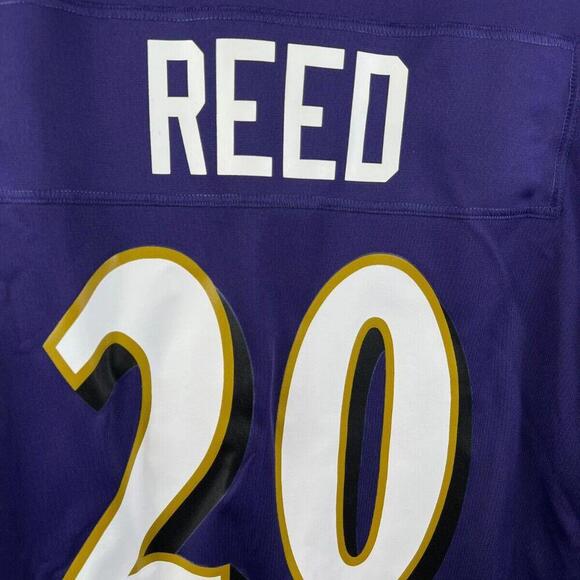 Baltimore Ravens Ed Reed #20 Nike Game Jersey Men’s XL Purple NFL NWT 2024 - Picture 2 of 9